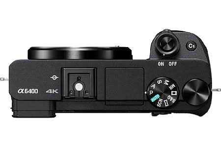 Sony A6400 camera top, reference product photo